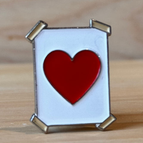 Heart Bandit Enamel Pin @be.a.kevin