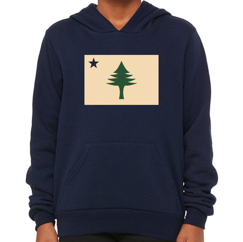 1901 Flag Navy Youth Hoodie