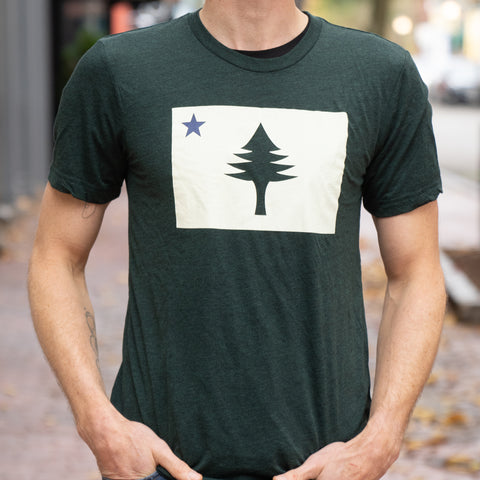 1901 Flag Green Tee