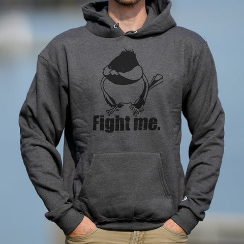 Fight Me One Color Hood Grey -Krista Campbell