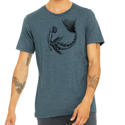 Merman Blue Tee @_hcdesign_