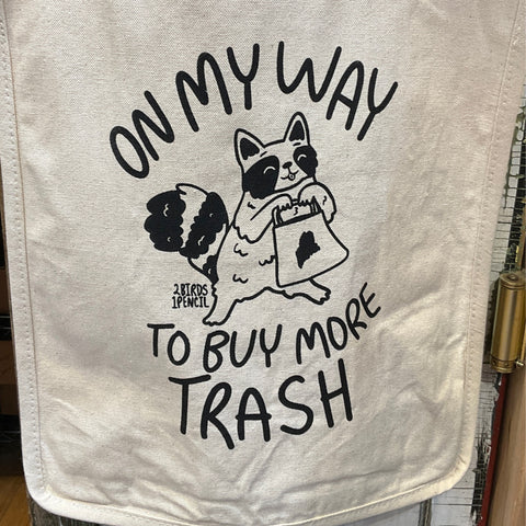 2 Birds 1 Pencil - Trash Panda Tote  @2Birds1Pencil